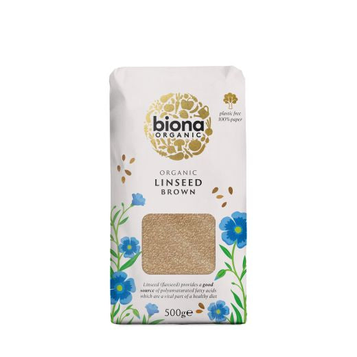 Biona Organic Linseed Brown - 6 x 500Gr