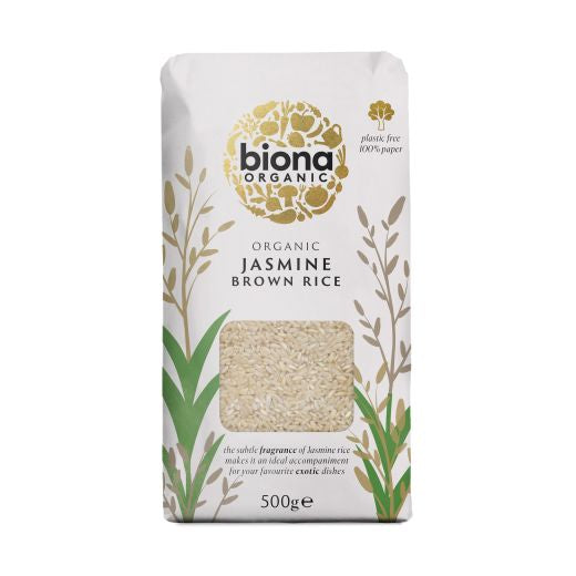 Biona Organic Brown Jasmine Rice - 6 x 500Gr