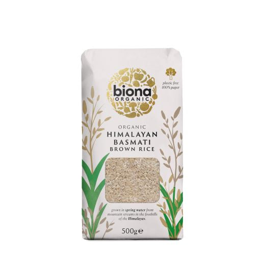 Biona Organic Basmati Brown Rice - 6 x 500Gr