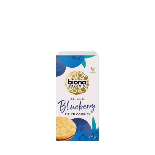 Biona Organic Blueberry Cookies- 12 x 175Gr