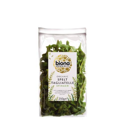 Biona Organic SpeLt Spinach Artisan Tagliatelle - 10 x 250Gr