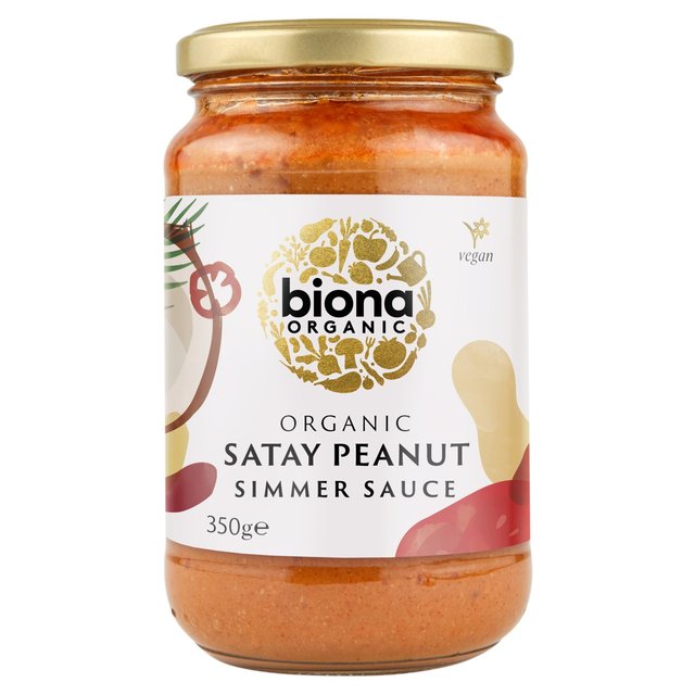 Biona Organic Satay Spicy Peanut Sauce - 6 x 350Gr