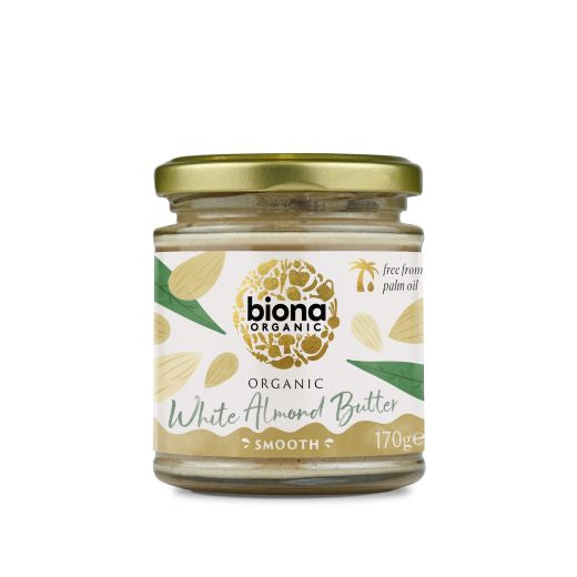 Biona Organic Almond Butter White - 6 x 170Gr