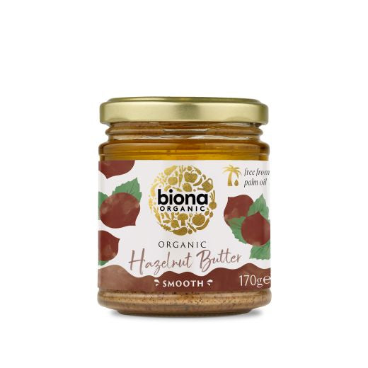 Biona Organic Hazelnut Butter - 6 x 170Gr