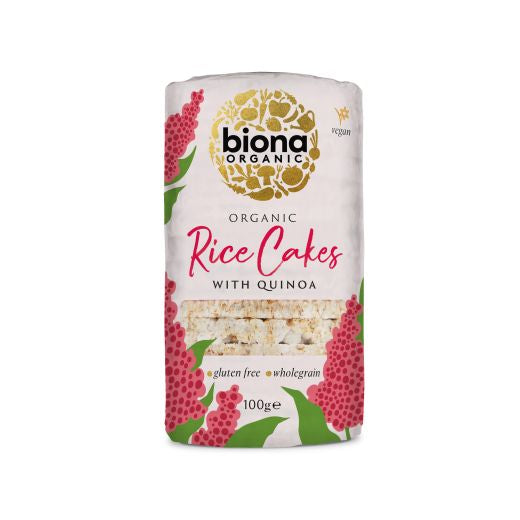 Biona Organic Rice Cakes With Quinoa - 12 x 100Gr