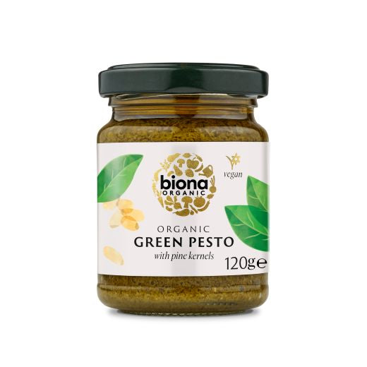 Biona Organic Green Pesto With Pine Kernels - 6 x 120Gr