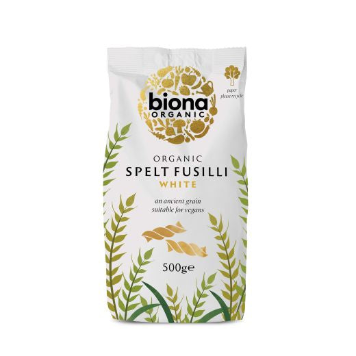 Biona Organic SpeLt Pasta Fusilli White - 10 x 500Gr