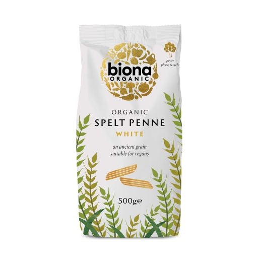 Biona Organic SpeLt Pasta Penne White - 10 x 500Gr