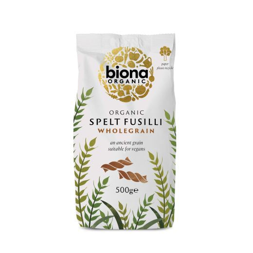 Biona Organic Whole SpeLt Fusuli - 10 x 500Gr