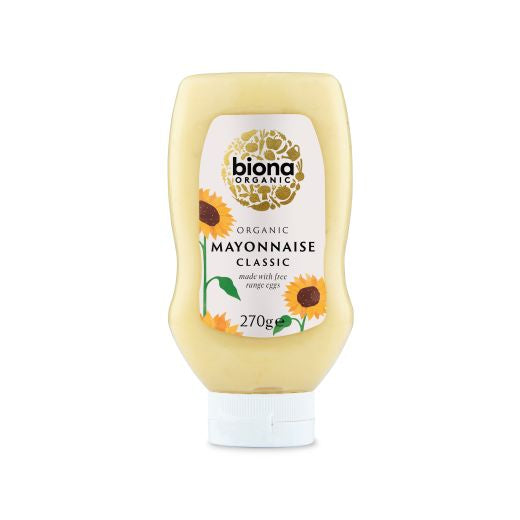 Biona Organic Original Mayonnaise Squeezy - 6 x 270 Gr