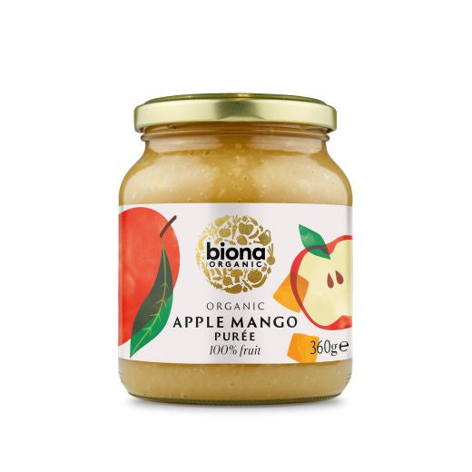 Biona Organic Apple Mango Puree - 6 x 360Gr