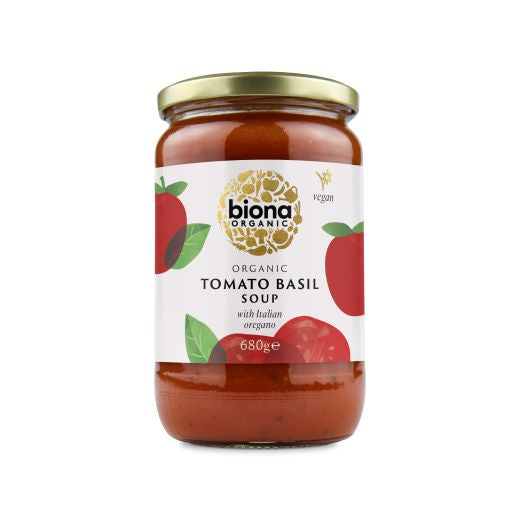 Biona Organic Tomato & Basil Soup - 6 x 680Gr