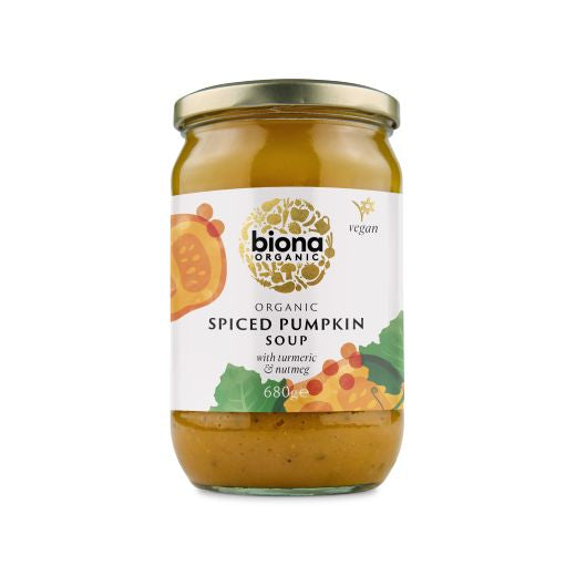 Biona Organic Spiced Pumpkin Soup - 6 x 680Gr