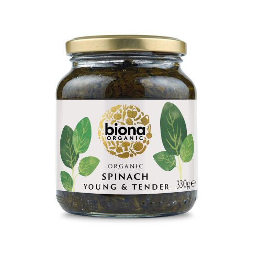 Biona Organic Spinach Demeter - 6 x 350Gr