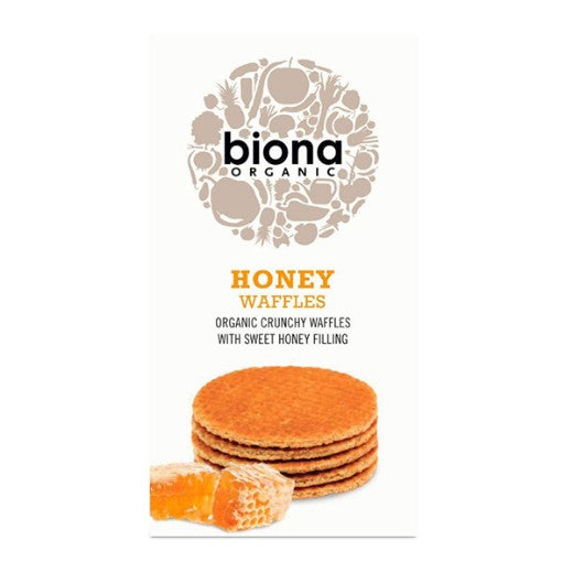 Biona Organic Honey Waffles - 12 x 175Gr