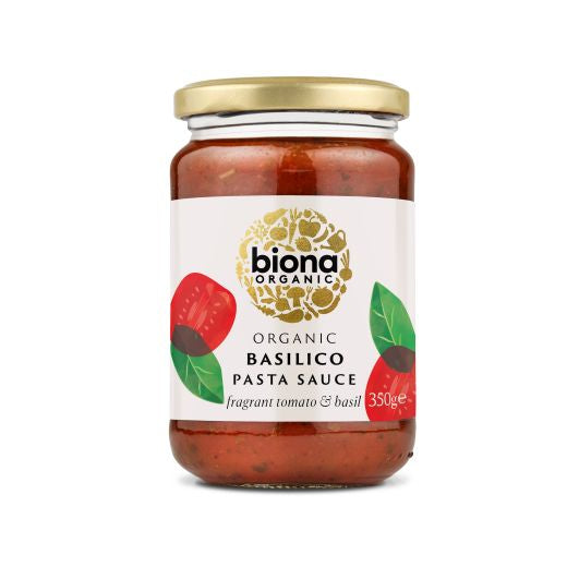 Biona Organic Basilico Pasta Sauce - 6 x 350Gr