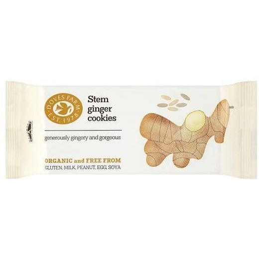 Doves Organic Gluten Free Stem Ginger Cookies - 12 X 150Gr