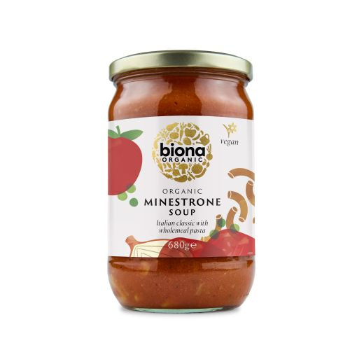 Biona Organic Minestrone Soup - 6 x 680Gr