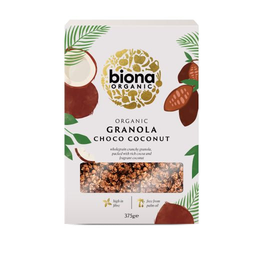 Biona Organic Choco-Coco Crunchy Granola Organic - 6 x 375Gr