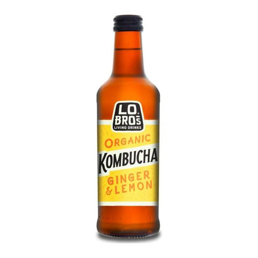 Lo Bros Kombucha - Ginger & Lemon - 12 x 330Ml