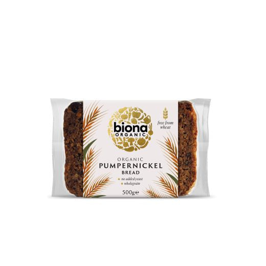 Biona Organic Pumpernickel Bread Organic - 9 x 500Gr