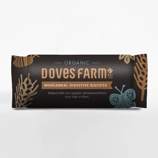 Doves Farm Organic Wholewheat Digestive Biscuits - 12 X 200Gr