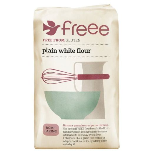 Doves Farm Freee Plain White Flour - 5 X 1Kg