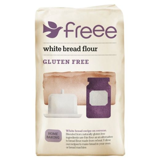 Doves Farm Freee White Bread Flour - 5 X 1Kg