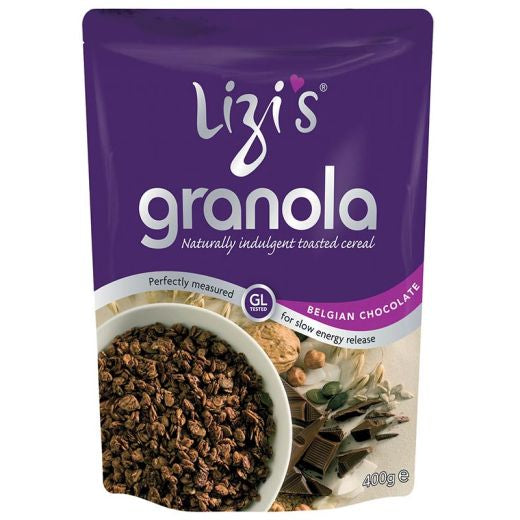 Lizi's Belgian Chocolate Granola - 10 x 400Gr