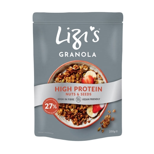 Lizi's High Protein Nuts Ands Seeds Granola - 10 x 350Gr