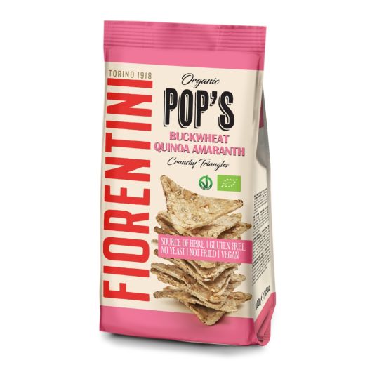 Fiorentini Triangular Buckwheat Quinoa & Amaranth Snack- 12 x 80Gr