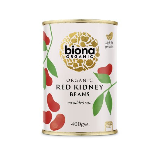 Biona Organic Red Kidney Beans - 6 x 400Gr