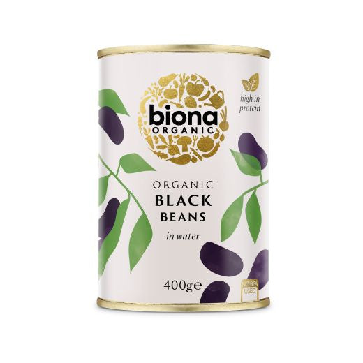 Biona Organic Black Beans - 6 x 400Gr