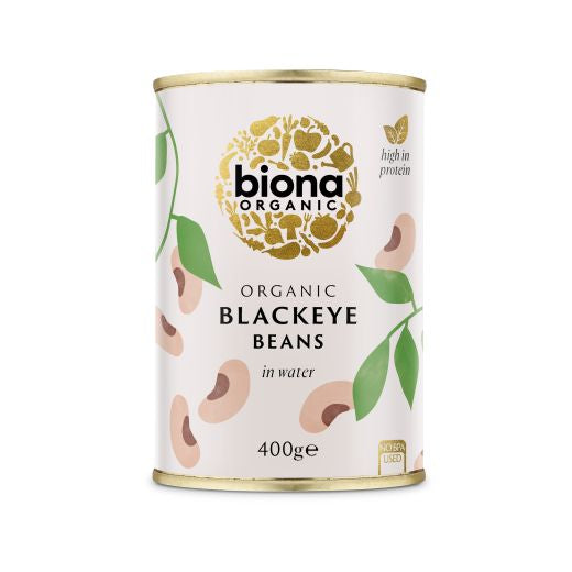 Biona Organic Blackeye Beans - 6 x 400Gr