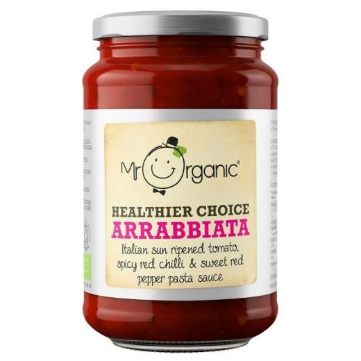 Mr Organic Chilli Arrabiata Tomato Sauce - 6 x 350Gr