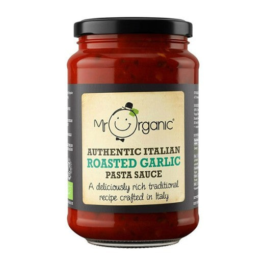 Mr Organic Roasted Garlic (Marinara) Pasta Sauce - 6 x 350Gr