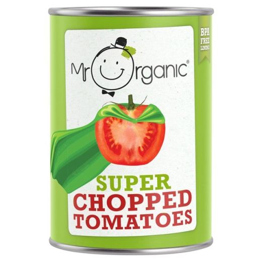 Mr Organic Chopped Tomato - 12 x 400Gr