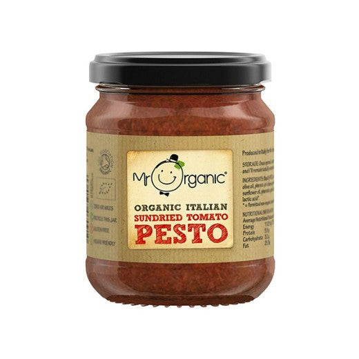 Mr Organic Sundried Tomato Pesto - 6 x 130Gr