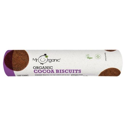 Mr Organic Cocoa Biscuits - 12 x 250Gr