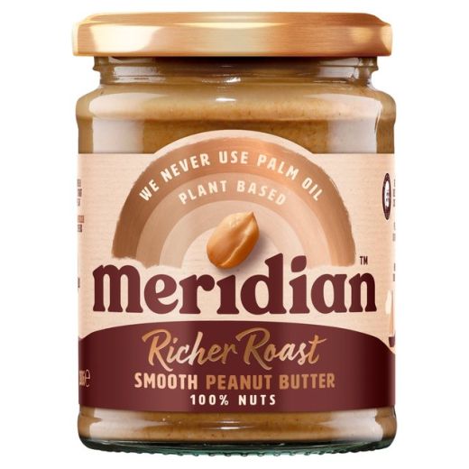 Meridian Rich Roasted Peanut Butter Smooth - 6 X 280Gr