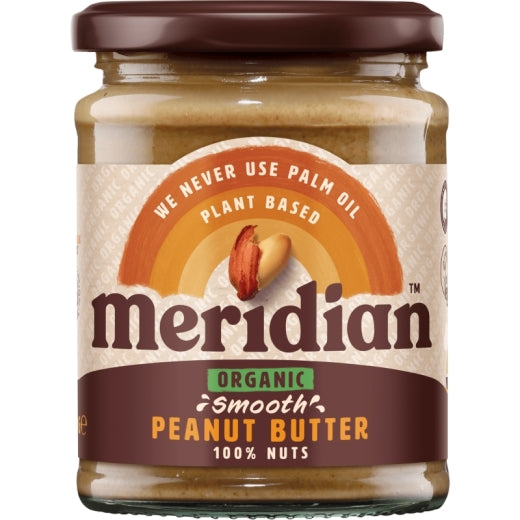 Meridian Organic Smooth Peanut Butter With Salt - 6 X 280Gr