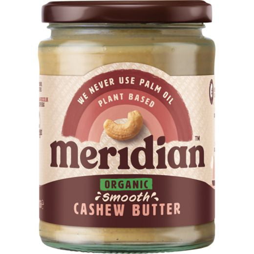 Meridian Organic Smooth Cashew Butter 100%- 6 X 170Gr