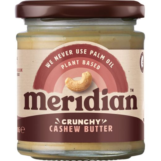 Meridian Cashew Butter Crunchy 100%- 6 X 170Gr