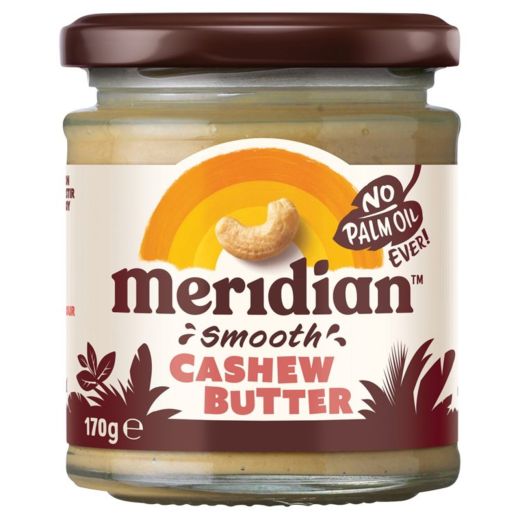 Meridian Smooth Cashew Butter 100% - 6 X 170Gr