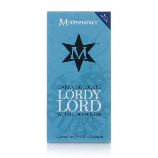 Montezuma's Lordy Lord (Dark Chocolate With Cocoa Nibs) - 12 x 90Gr