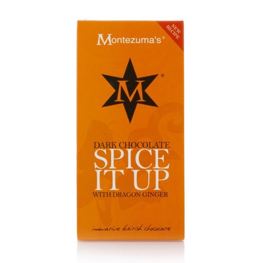 Montezuma's Spice It Up (Dark Chocolate With Ginger) - 12 x 90Gr