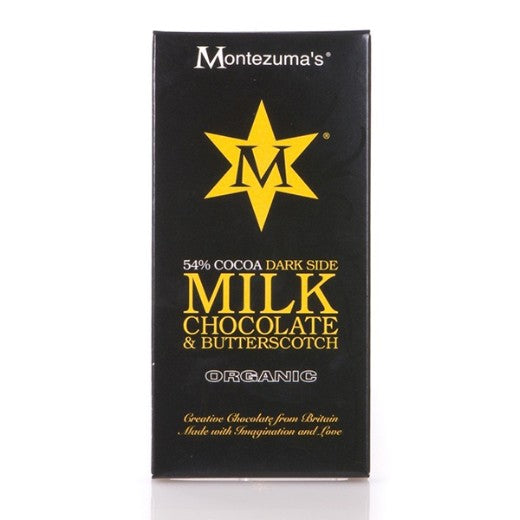 Montezuma's The Dark Side Organic Bar 90G - 12 x 90Gr