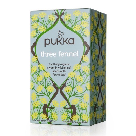 Pukka Three Fennel Tea - 4 x 20 Bags