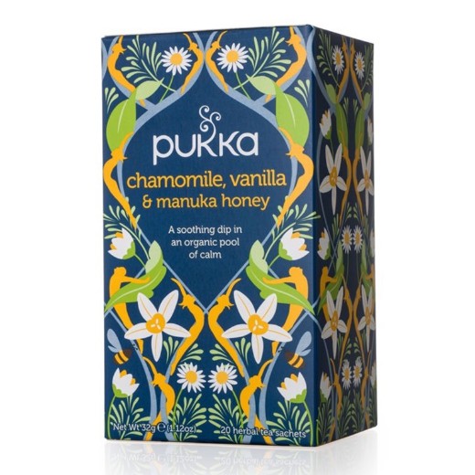 Pukka Camomile Vanilla & Manuka Tea - 4 x 20 Bags