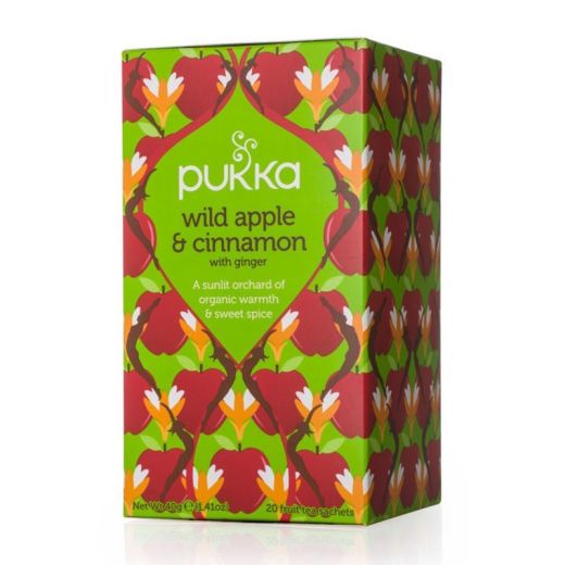 Pukka Wild Apple And Cinnamon Tea - 4 x 20 Bags